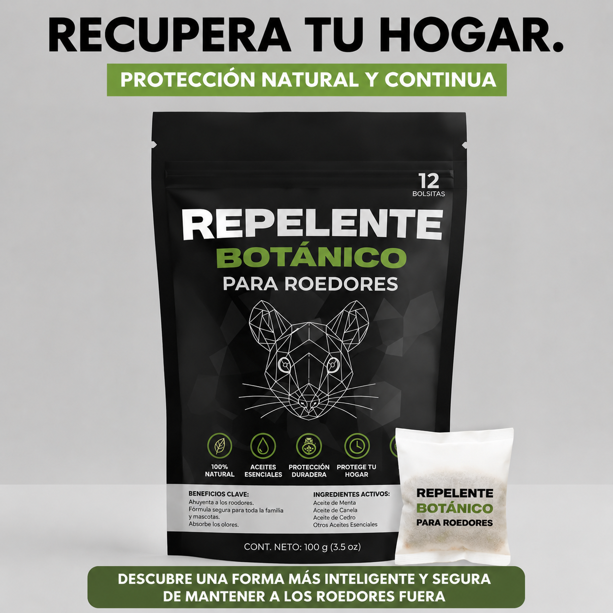 Trigem | Aleja roedores, sin veneno y sin riesgo