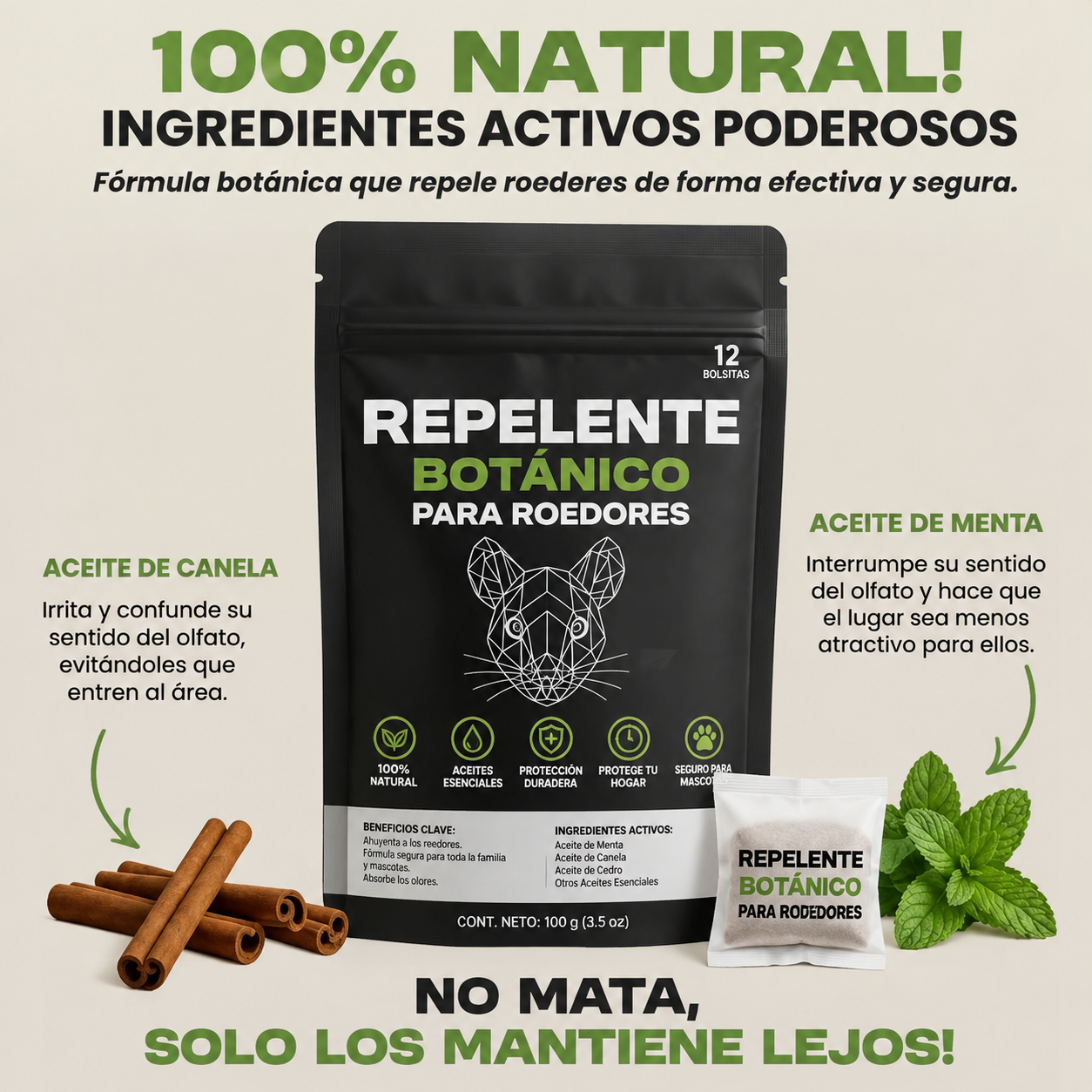 Trigem | Aleja roedores, sin veneno y sin riesgo